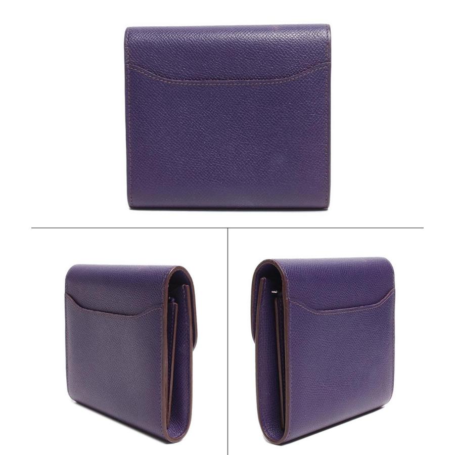 エルメス 財布 □O刻印 シルバー金具 コンスタンスコンパクト ヴォー  