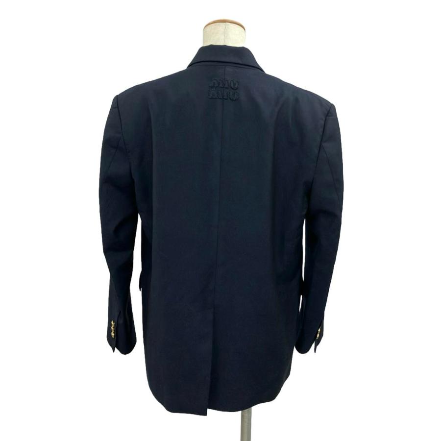 MIU MIU テーラードジャケット 1b フォーマル 黒 40 2025年最新】MIU MIU レディース テーラードジャケットの人気