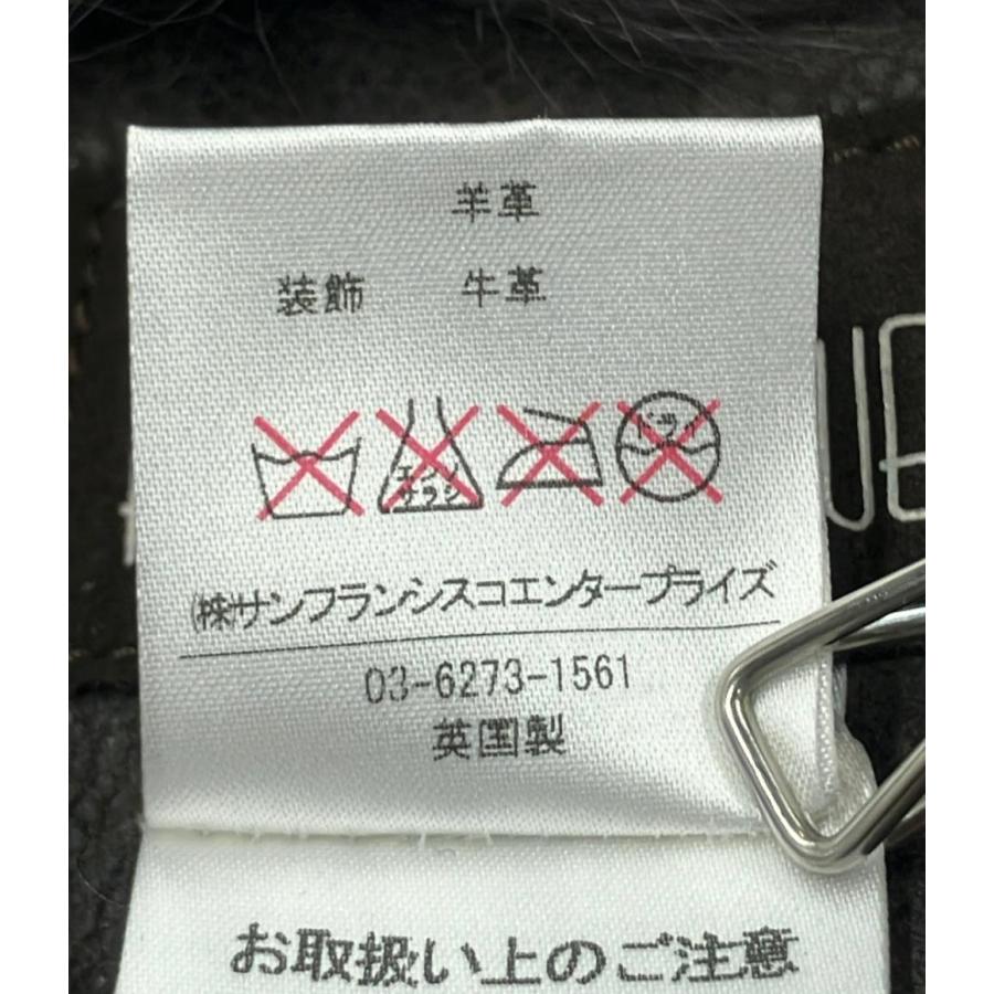 美品　高級✨　カールドノヒュー　リアルムートンコート　カーキ　ベルト　Sサイズ KARL DONOGHUE カールドノヒュー ムートン コート ・S グレー : Vision