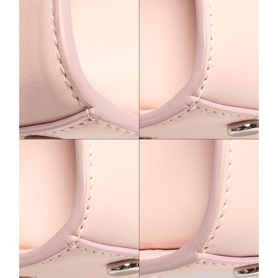 フォクシー 2way レザー ハンドバッグ ショルダーバッグ ミンクファー