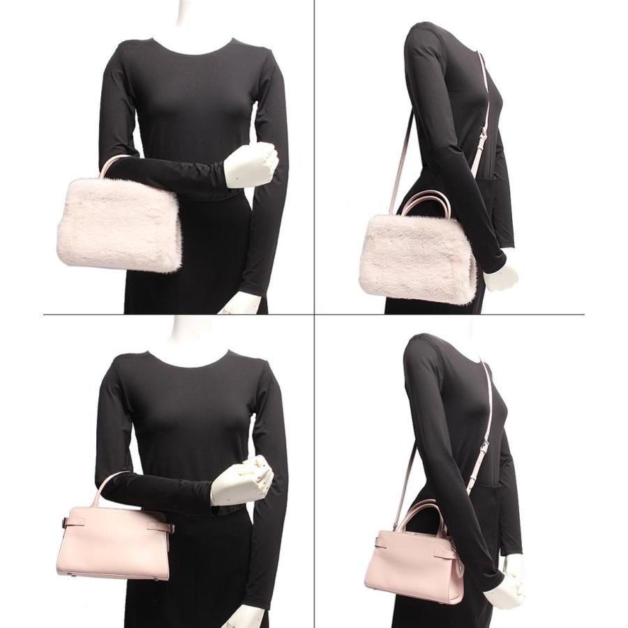 フォクシー 2way レザー ハンドバッグ ショルダーバッグ ミンク