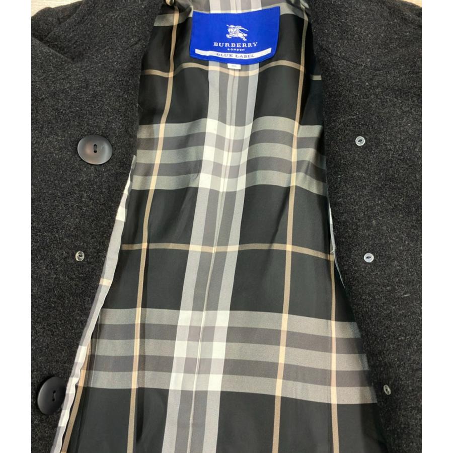 バーバリーブルーレーベル 裏地ノバチェックコート レディース SIZE 38
