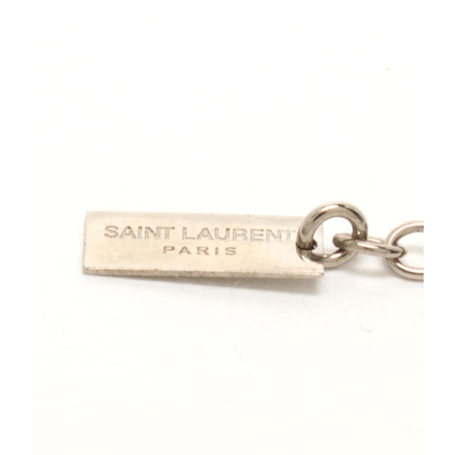 美品 イヴ・サンローラン ブレスレット カサンドラ YSLロゴ レディース