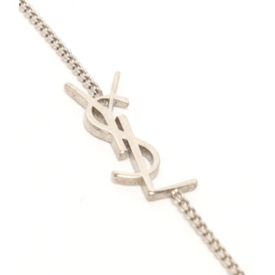 美品 イヴ・サンローラン ブレスレット カサンドラ YSLロゴ レディース