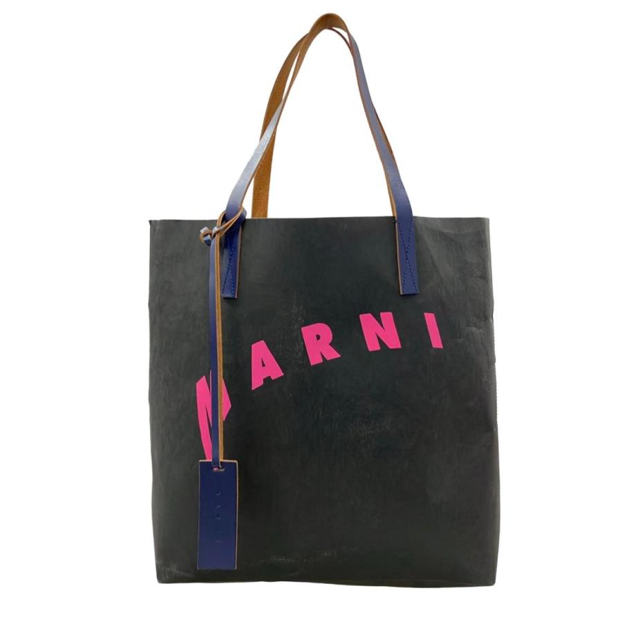 マ*コ様 MARNI ペーパートートバッグ バイカラー 鞄　マルニ マルニ トートバッグ ペーパーバッグ レディース MARNI 中古 : Rehello