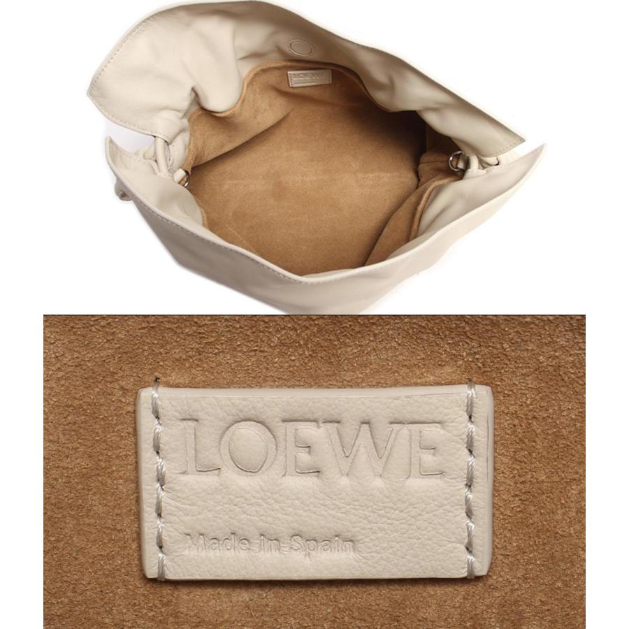 美品 ロエベ ショルダーバッグ シルバー金具 フラメンコ クラッチ