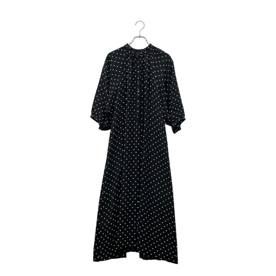 CELINE ドット柄ワンピース セリーヌ ドット柄 半袖ワンピース レディース SIZE 38 CELINE 中古