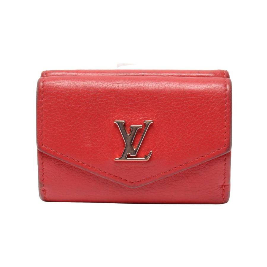 訳あり ルイ・ヴィトン 三つ折り財布 ポルトフォイユ ロック ミニ  