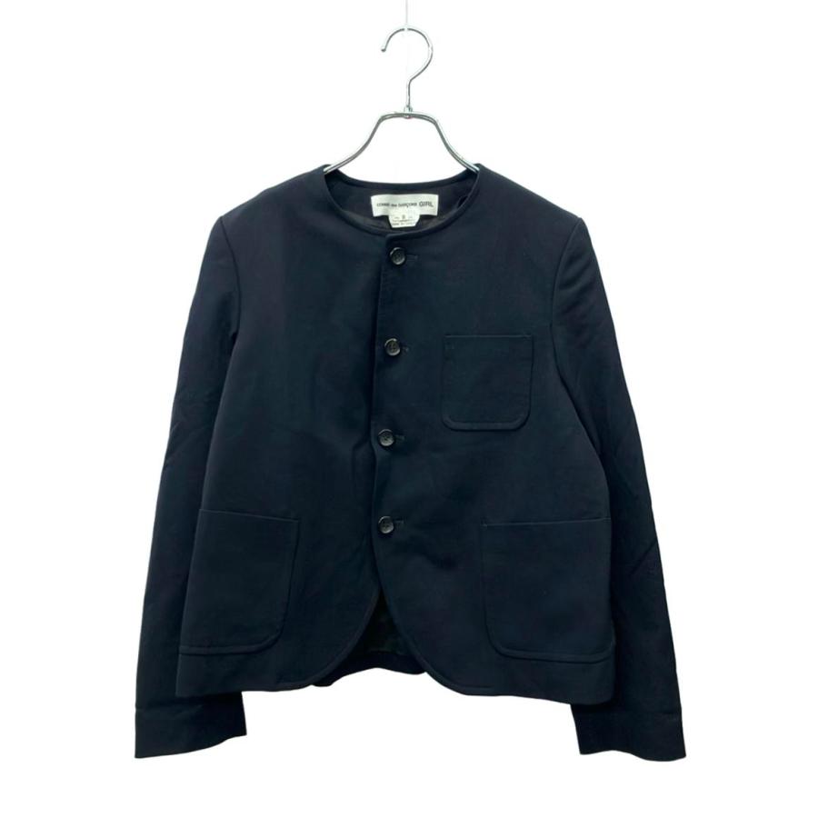 コムデギャルソンガール ノーカラージャケット 23AW NL-J001