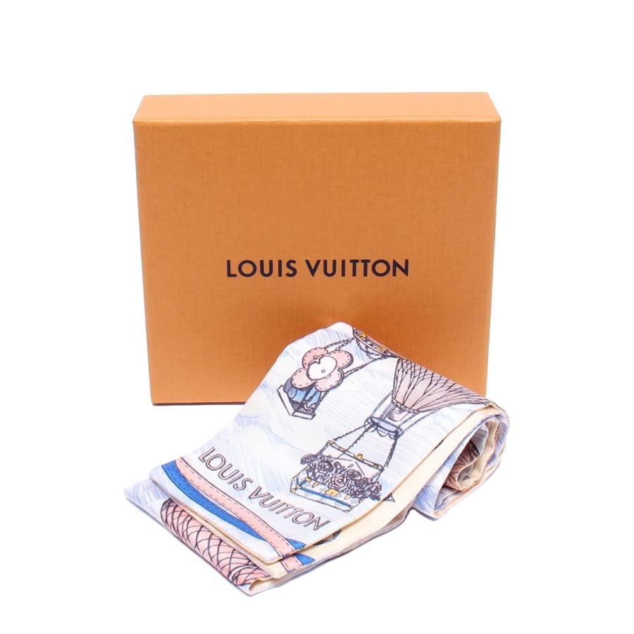 美品 ルイヴィトン スカーフ シルク100% バンドー・アップ