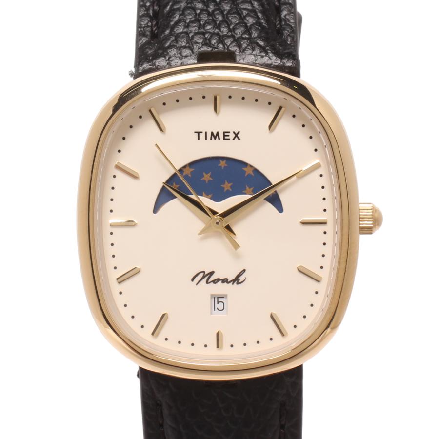 美品 タイメックス ノア 腕時計 ムーンフェイズ Noah x Timex Oval
