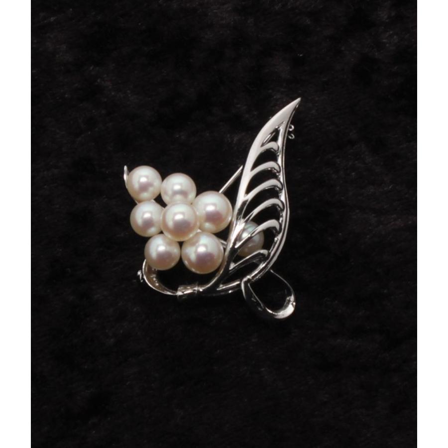 ミキモト MIKIMOTO ブローチ SV パール5.5-6.5mm レディース（ミキモト  