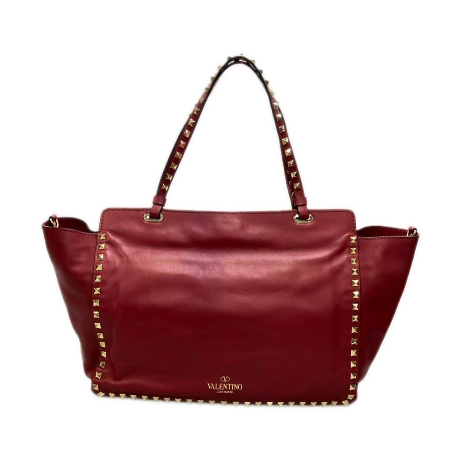 ヴァレンチノ  ロックスタッズ 2way  トートバッグ ショルダーバッグ VALENTINO バレンチノ ロックスタッズ 2WAYショルダーバッグ