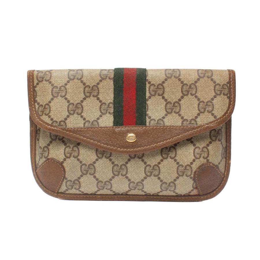 グッチ ポーチ シェリーライン GGスプリーム 89 01 021 レディース