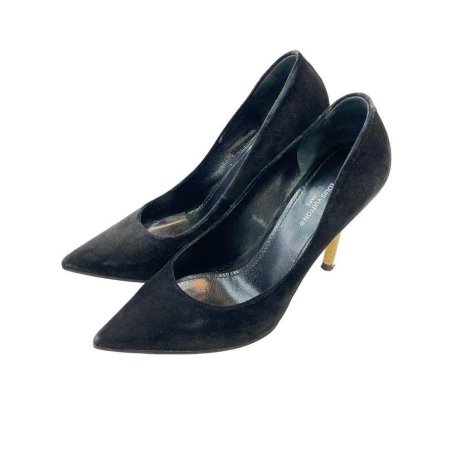 ルイヴィトン LOUIS VUITTON モノグラム パンプス ハイヒール ルイ・ヴィトン パンプス スエード モノグラム レディース SIZE 36 1/2