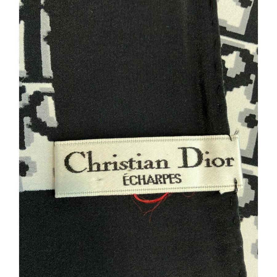 クリスチャンディオール スカーフ シルク100% トロッター柄 レディース
