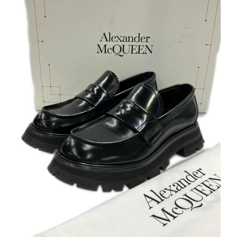 アレキサンダーマックイーン ドレスシューズ　ローファー　美品 アレキサンダーマックイーン コインローファー 厚底 レディース SIZE