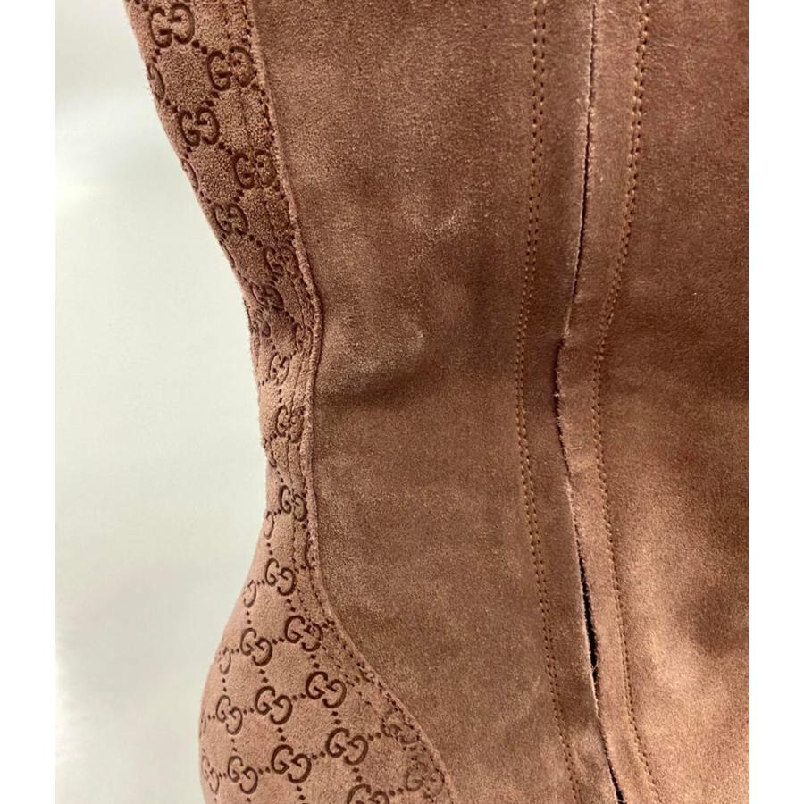 サヤカ　GUCCI ロングブーツ 36 1/2 (23.5cm) グッチ ロングブーツ ウェッジソール レディース SIZE 36 1/2 (23.5cm