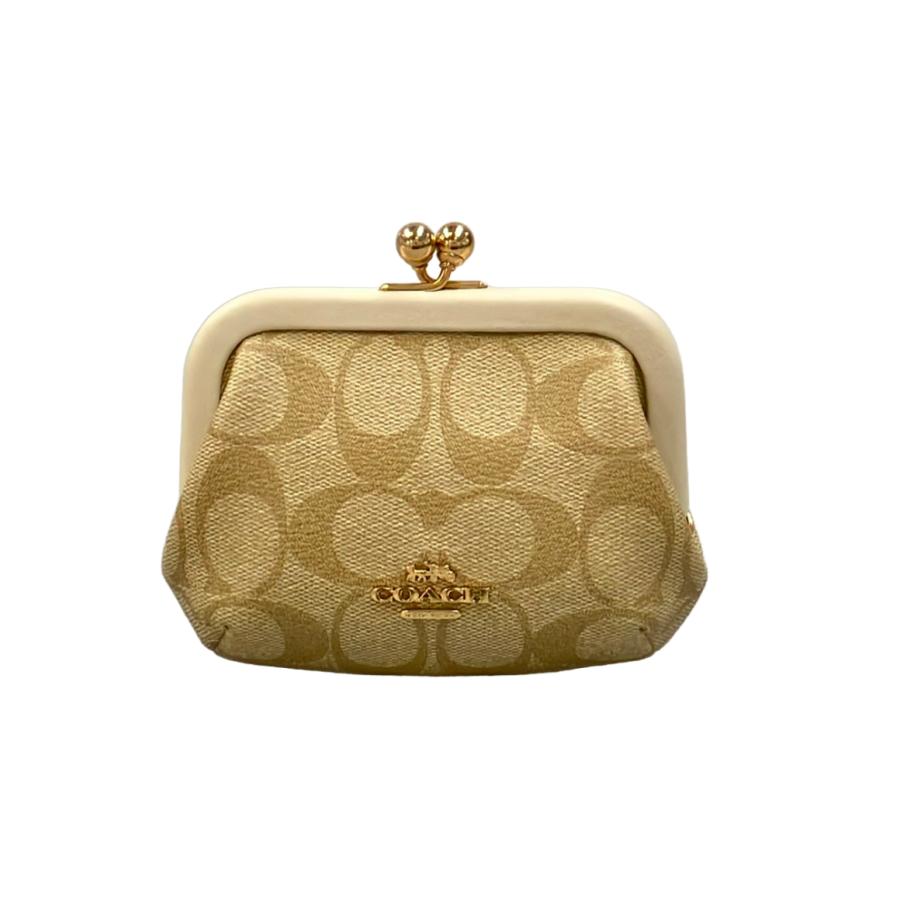 美品 コーチ コインケース がま口 C7518 レディース COACH 中古