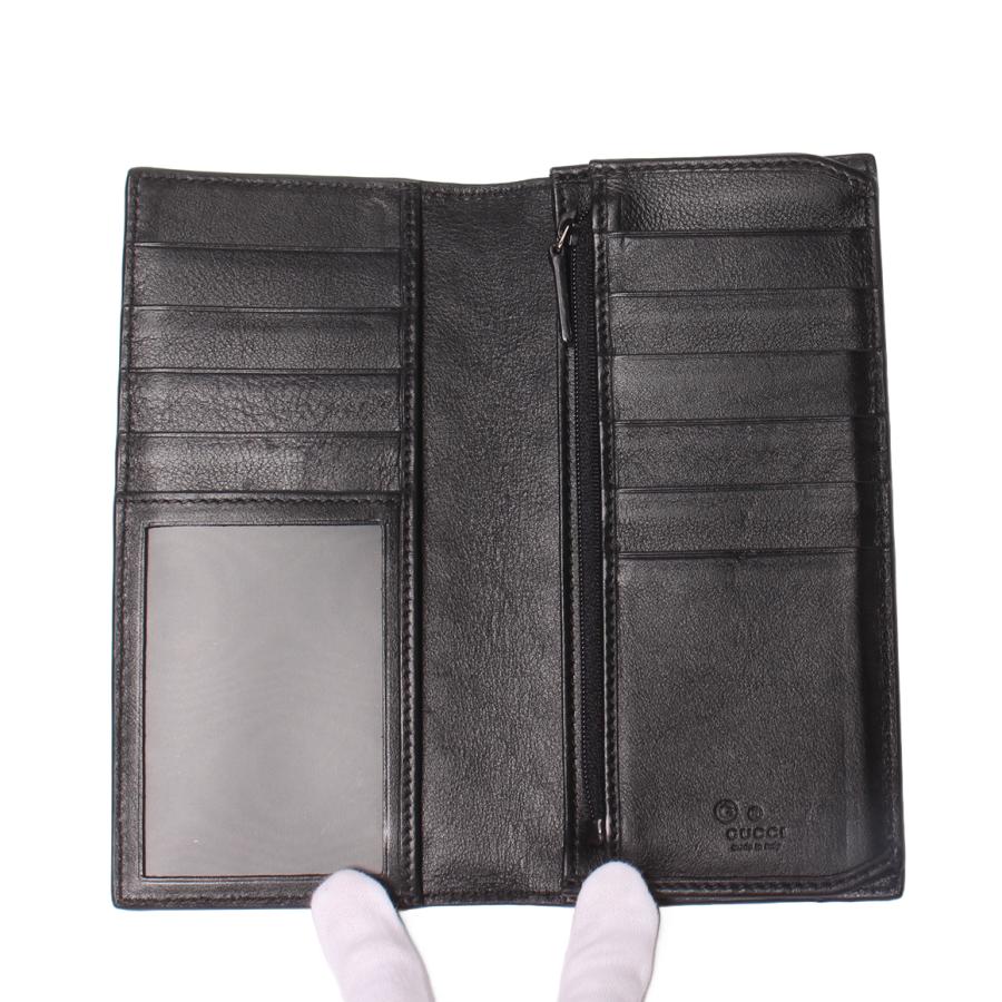 グッチ 長財布 マイクログッチシマ 544479 2778 メンズ GUCCI 中古