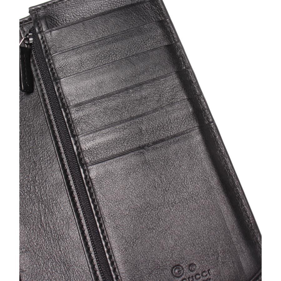 グッチ 長財布 マイクログッチシマ 544479 2778 メンズ GUCCI 中古