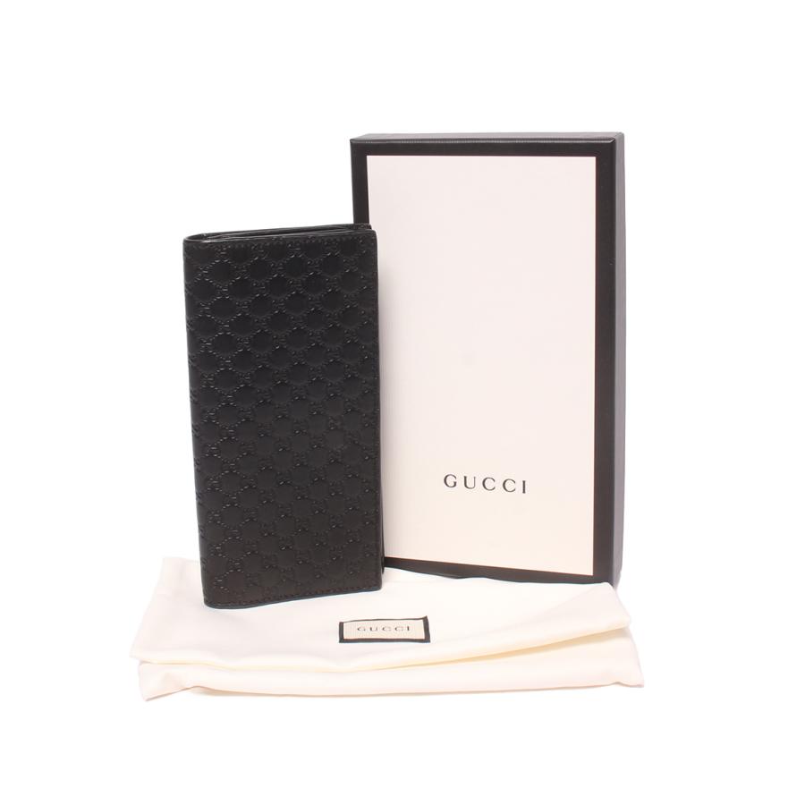 グッチ 長財布 マイクログッチシマ 544479 2778 メンズ GUCCI 中古