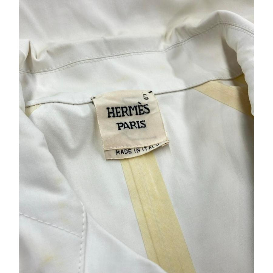 エルメス トレンチコート 透明ロゴボタン レディース SIZE 42 (M