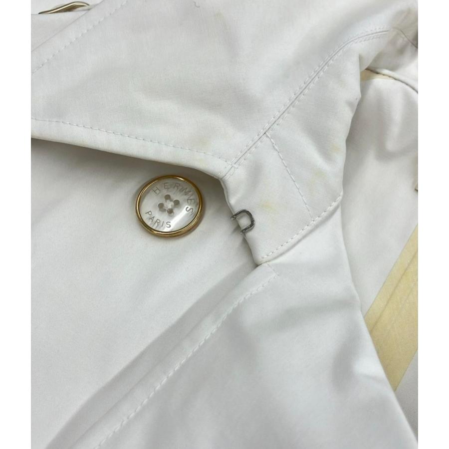 エルメス トレンチコート 透明ロゴボタン レディース SIZE 42 (M