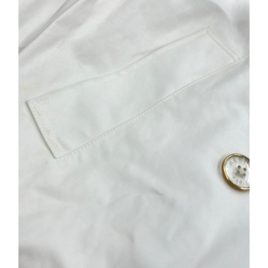エルメス トレンチコート 透明ロゴボタン レディース SIZE 42 (M