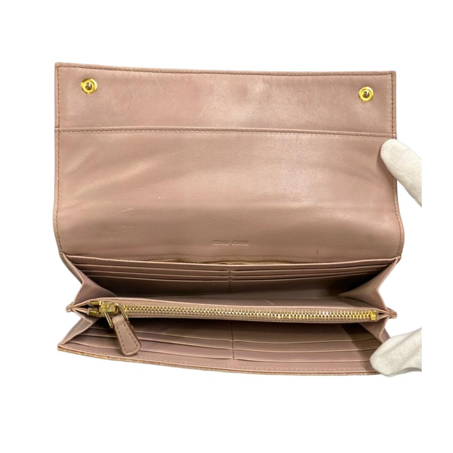 ミュウミュウ 長財布 レディース MIUMIU 中古 : Rehello by BOOKOFF 