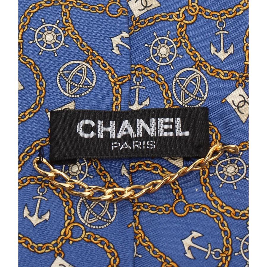 美品 シャネル ネクタイ シルク100% メンズ CHANEL 中古