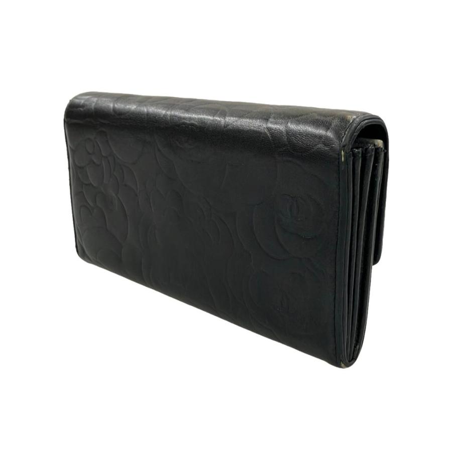 シャネル CHANEL 二つ折り長財布 カメリア A82283 レディース CHANEL】シャネル『カメリア型押し 二つ折り長財布』A82283 レディース