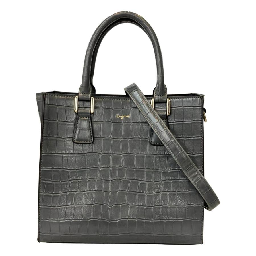 美品 アングリッド 2way ハンドバッグ ショルダーバッグ 斜め掛け 