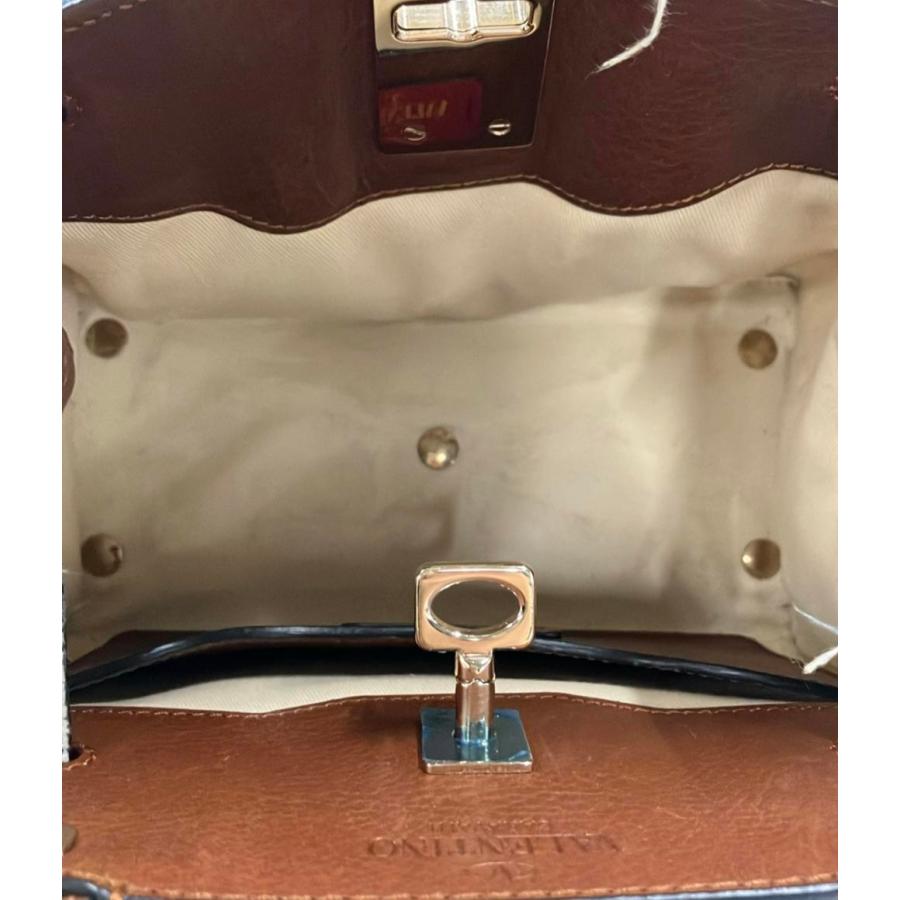 ヴァレンティノ 2wayハンドバッグ ショルダーバッグ デニム スタッズ  