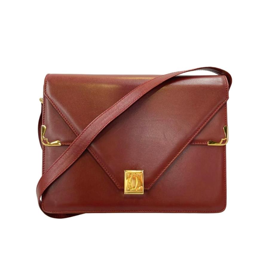 Cartierカルティエ マストライン レザーショルダーバッグ 斜め掛け カルティエ ショルダーバッグ 斜め掛け マストライン レディース