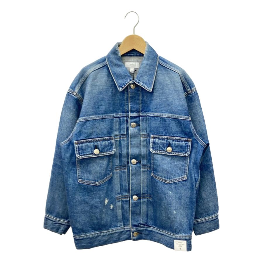 ハイク デニムジャケット ダメージ加工 TYPE2 レディース SIZE 1 HYKE 