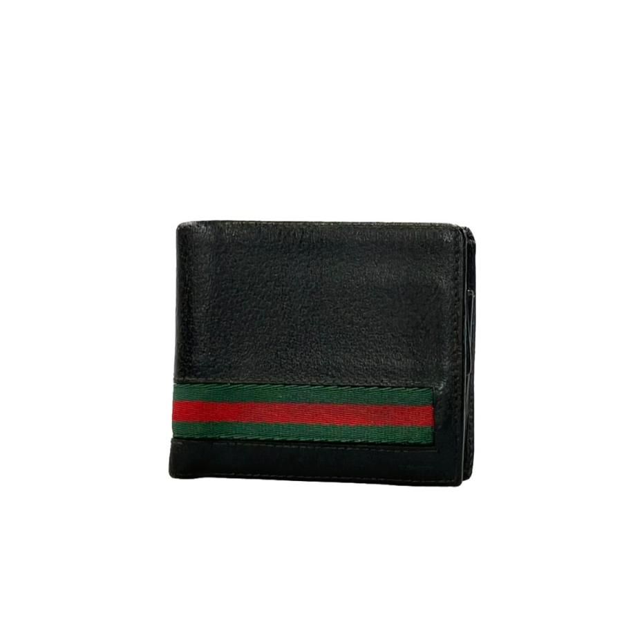 正規品 グッチ Gucci 折り長財布 Wallet シェリーライン Web GUCCI(グッチ) オールドグッチ シェリーライン がま口長財布 PVC