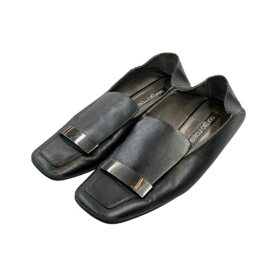 セルジオロッシ フラットシューズ レザースリッパ メンズ SIZE 9 (L