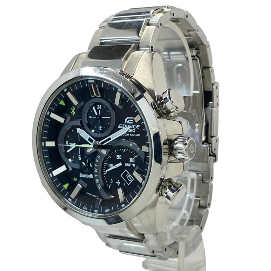カシオ 腕時計 EDIFICE エディフィス ソーラー ブラック EQB-500
