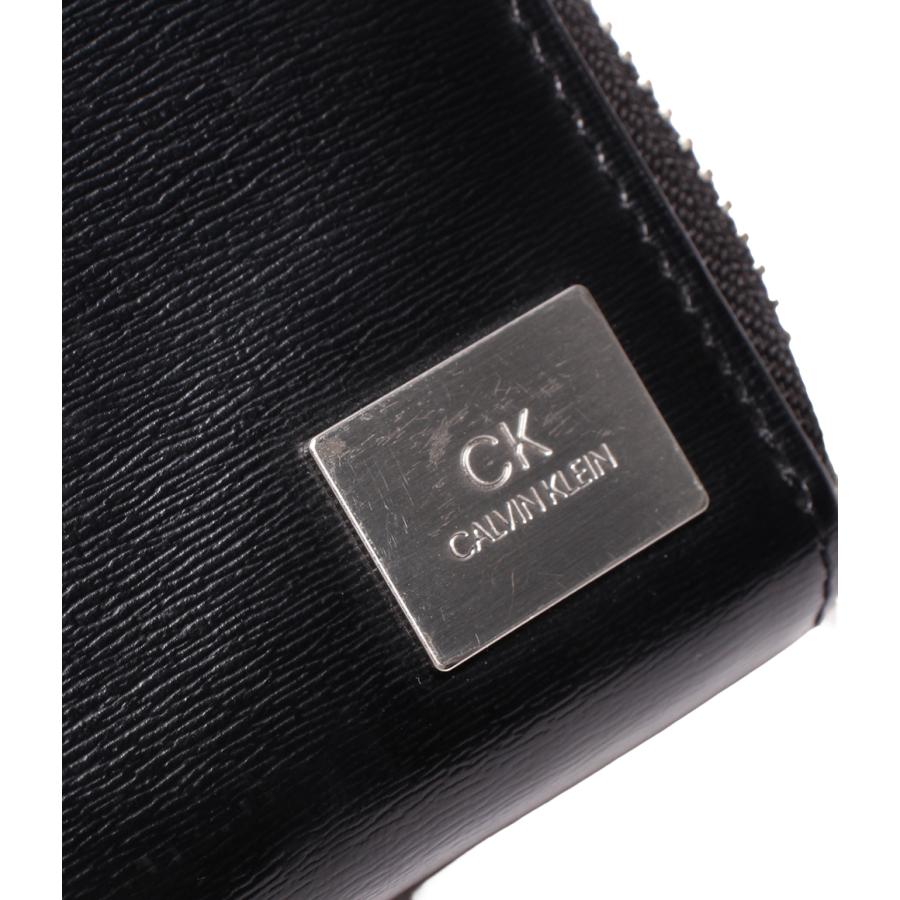 カルバンクライン ラウンドファスナー長財布 メンズ Calvin klein 中古