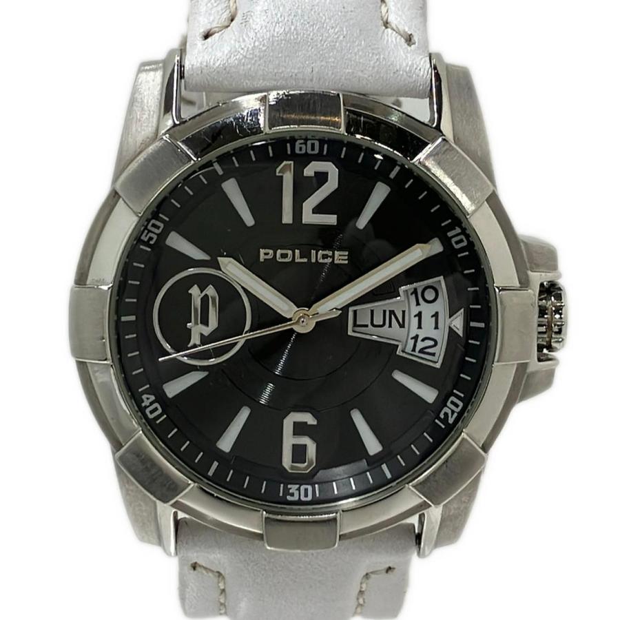 ポリス 腕時計 クオーツ ブラック 12221J メンズ POLICE 中古 