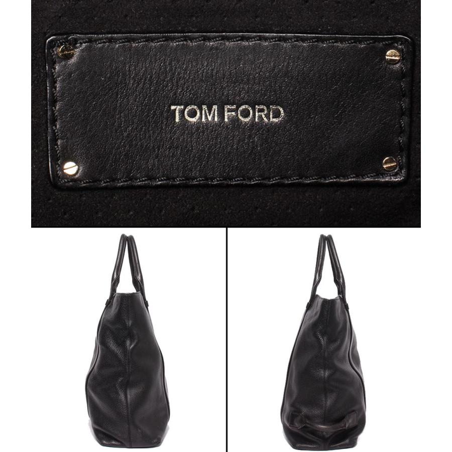 トムフォード トートバッグ サイドハンドル ヘビーグレインレザー メンズ TOM FORD トムフォード トートバッグ サイドハンドル ヘビーグレインレザー