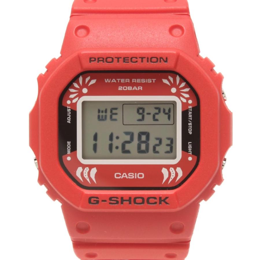 新品未使用 G-SHOCK DW-5600DA-4JR ダルマ レッド 美品 カシオ 腕時計 ダルマ 達磨 G-SHOCK クオーツ DW-5600DA-4JR