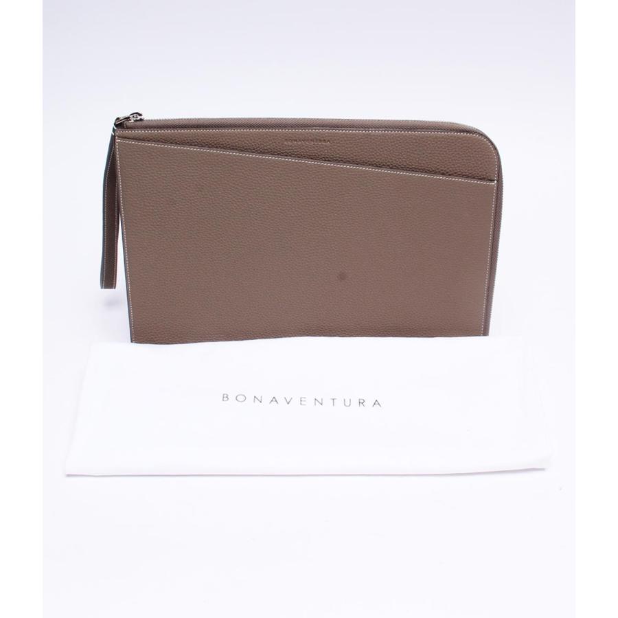 ⭐️未使用⭐️ BONAVENTURA クラッチバッグ　セカンドバッグ　シボ革 ボナベンチュラ クラッチバッグ セカンドバッグ メンズ