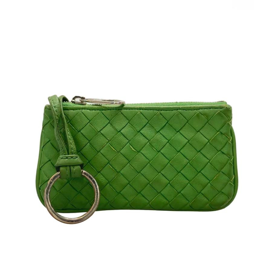 ボッテガ・ヴェネタ コインケース キーリング付き イントレチャート