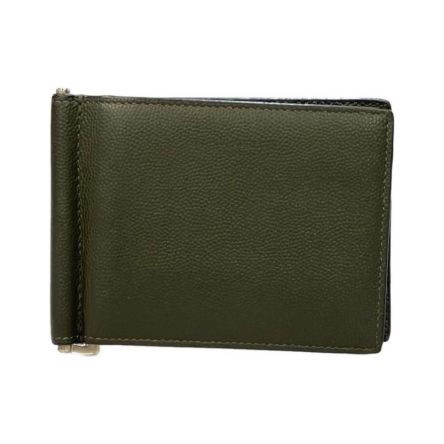 【SAINT LAURENT】サンローランパリ　マネークリップ　二つ折り財布 サンローランパリ 二つ折り財布 マネークリップ付き メンズ