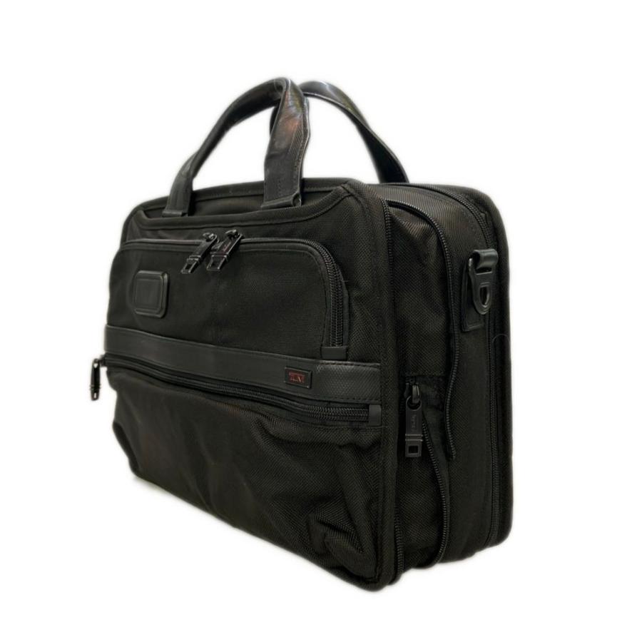 新品未使用✨　TUMI　ALPHA2　2way　ビジネスバッグ　ブラック トゥミ 2way ビジネスバッグ ブリーフケース ALPHA2 メンズ TUMI 中古