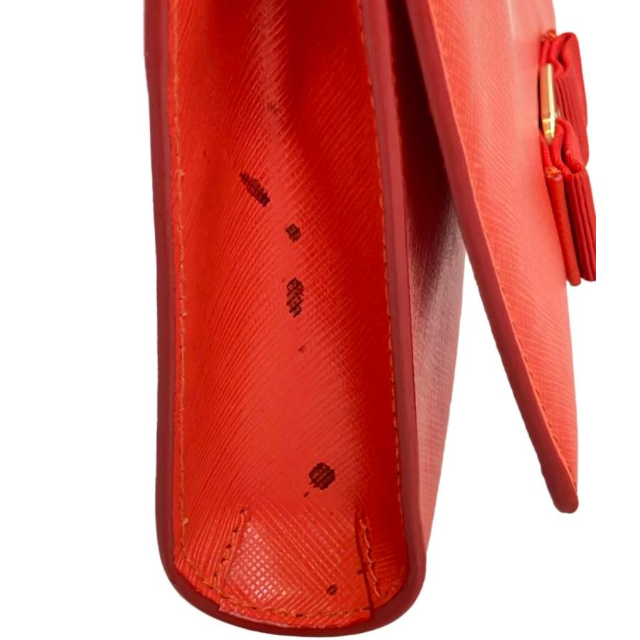 ほぼ未使用)フェラガモ VIVA ショルダーバッグ オレンジ 【公式通販】