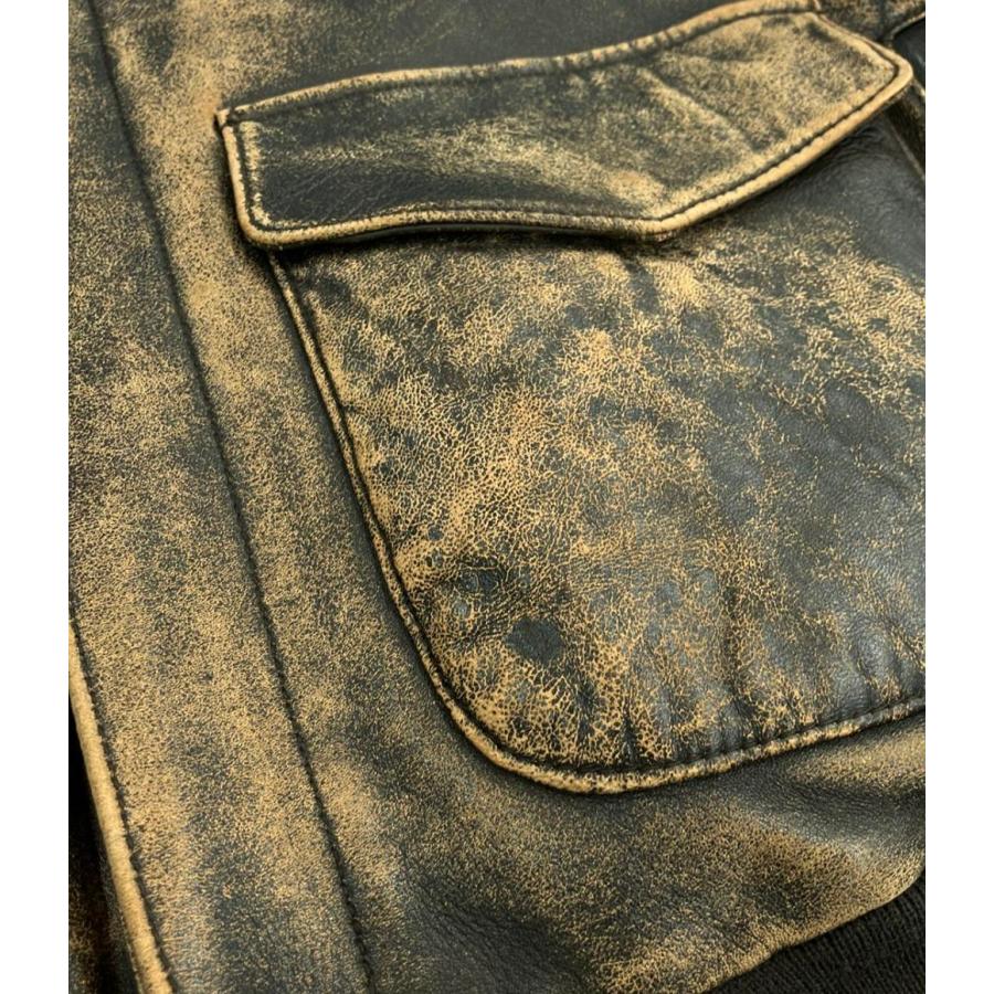 アヴィレックス レザージャケット フライトジャケット メンズ SIZE L