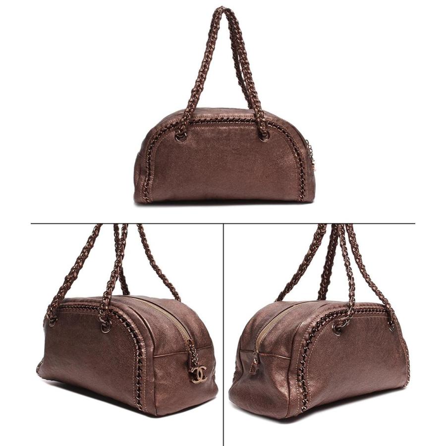 ［美品］シャネル　マトラッセ　チェーン　ココマーク　ミニボストン　ハンドバッグ シャネル ミニ ボストンバッグ ショルダーバッグ チェーン レザー ココ